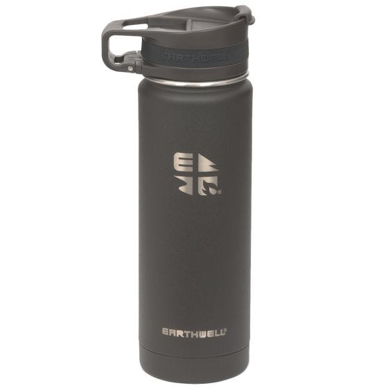 Termo con sistema de vacío Earthwell Roaster Loop de 592 ml en Volcanic Black