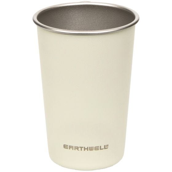 Vaso de acero de una capa Earthwell de 473 ml en Baja Sand
