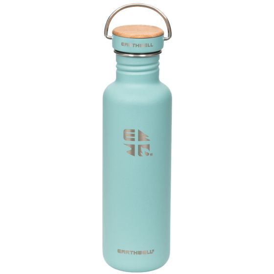 Botella de una capa Earthwell Woodie de 800 ml en Maple / Aqua Blue