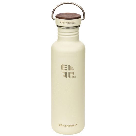 Botella de una capa Earthwell Woodie de 800 ml en Walnut / Baja Sand