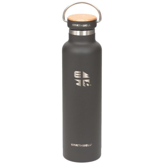 Termo con sistema de vacío Earthwell Woodie de 650 ml en Pine / Volcanic Black