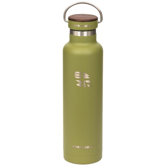 Termo con sistema de vacío Earthwell Woodie de 650 ml en Walnut / Sequoia Pine