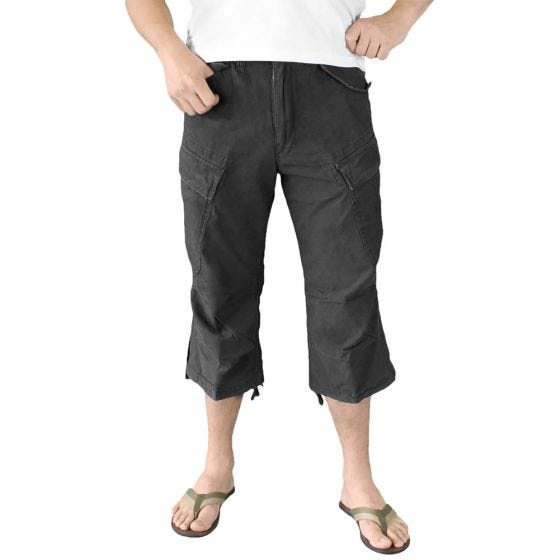 Pantalones pirata Surplus Engineer Vintage en negro