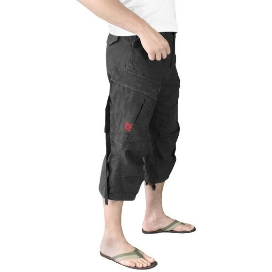 Pantalones pirata Surplus Engineer Vintage en negro