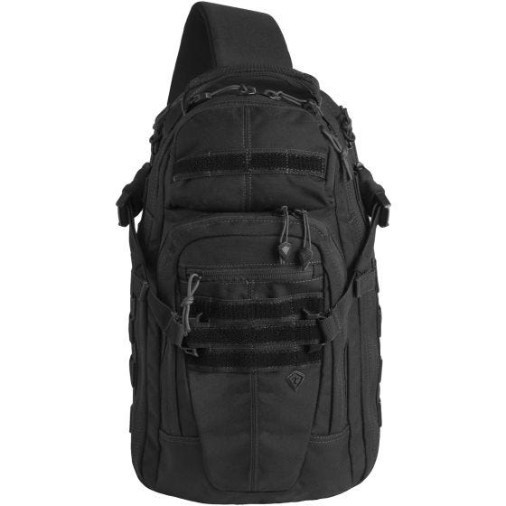 Mochila bandolera First Tactical Crosshatch en negro