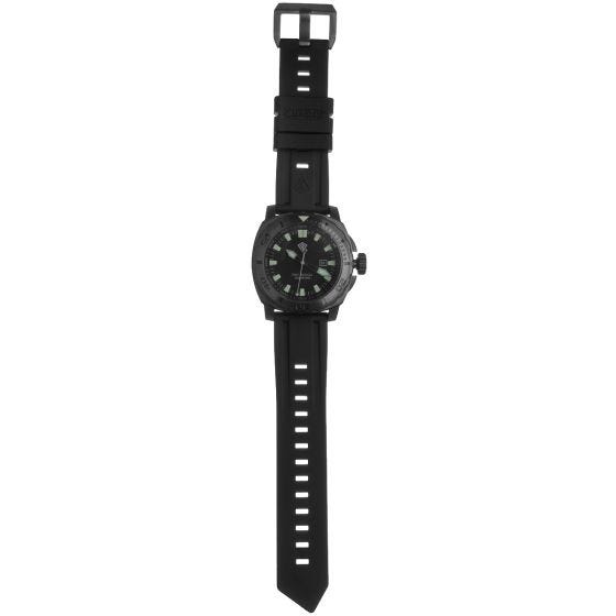Reloj de pulsera sumergible First Tactical Fathom con caja de acero inoxidable en Titanium