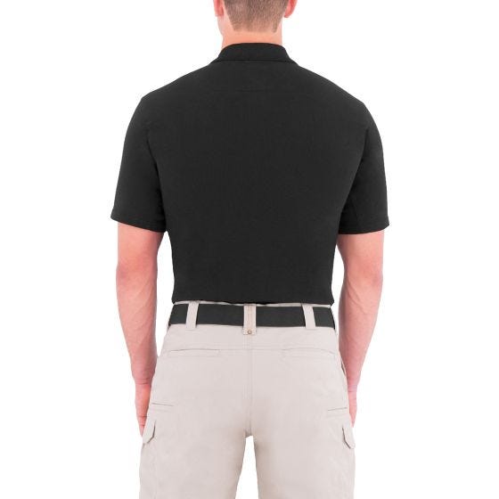 Polo de manga corta con portabolígrafos para hombre First Tactical hecho de algodón en negro