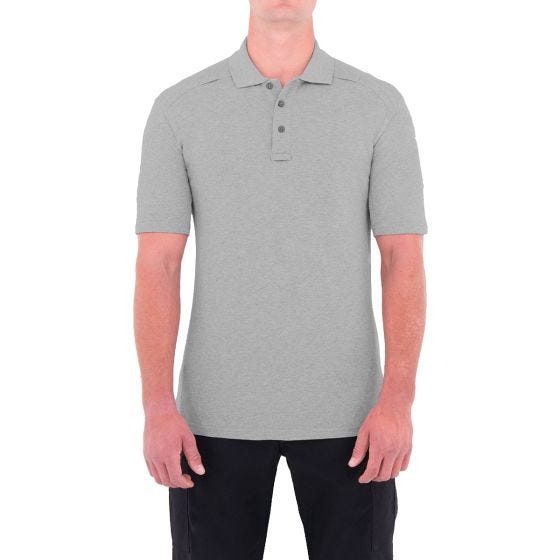 Polo de manga corta con portabolígrafos para hombre First Tactical hecho de algodón en Heather Grey