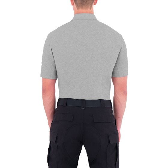 Polo de manga corta con portabolígrafos para hombre First Tactical hecho de algodón en Heather Grey