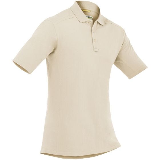 Polo de manga corta con portabolígrafos para hombre First Tactical hecho de algodón en caqui
