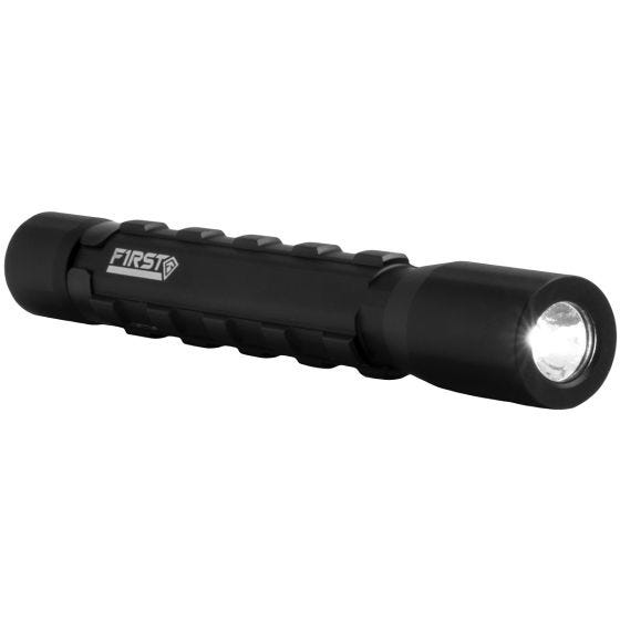 Linterna de bolsillo First Tactical de tamaño mediano en negro