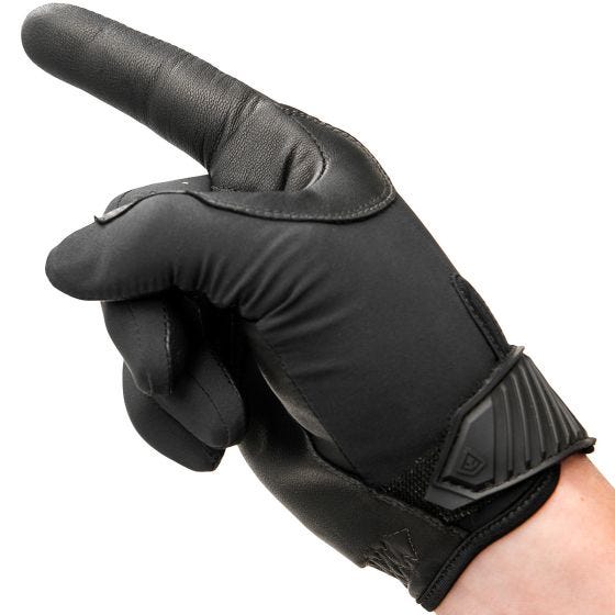 Guantes con nudillos duros para hombre First Tactical en negro