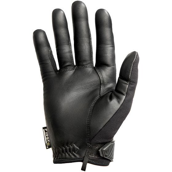 Guantes de servicio acolchados para hombre First Tactical de tamaño mediano en negro