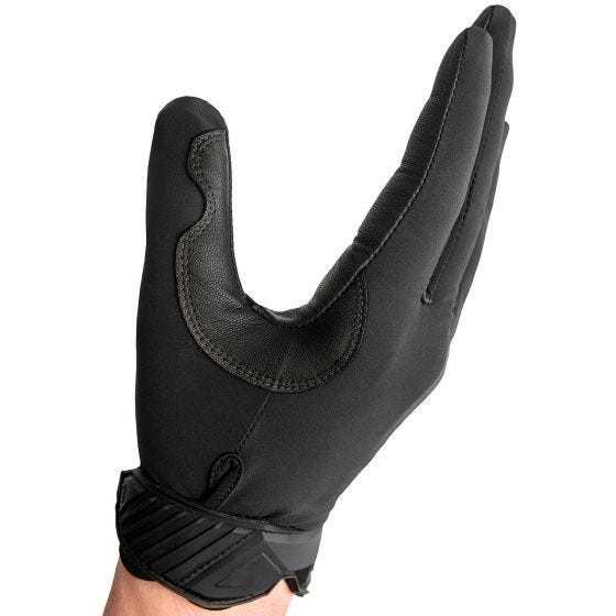 Guantes de servicio acolchados para hombre First Tactical de tamaño mediano en negro