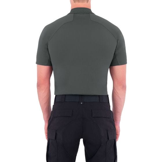 Polo de manga corta de alto rendimiento para hombre First Tactical Defender en Asphalt