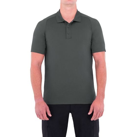 Polo de manga corta de alto rendimiento para hombre First Tactical Defender en Asphalt