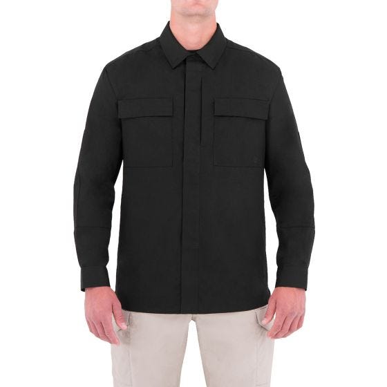 Camiseta de manga larga para hombre BDU First Tactical Specialist en negro