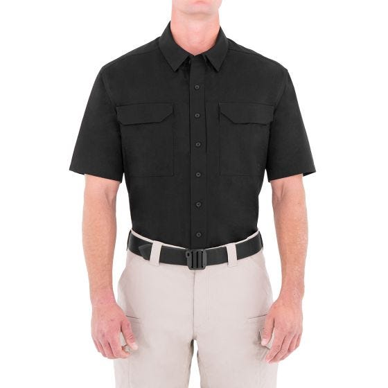 Camiseta táctica de manga corta para hombre First Tactical Specialist BDU en negro