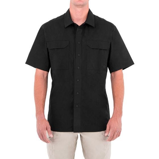 Camiseta táctica de manga corta para hombre First Tactical Specialist BDU en negro