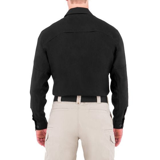 Camiseta de manga larga para hombre BDU First Tactical Tactix en negro