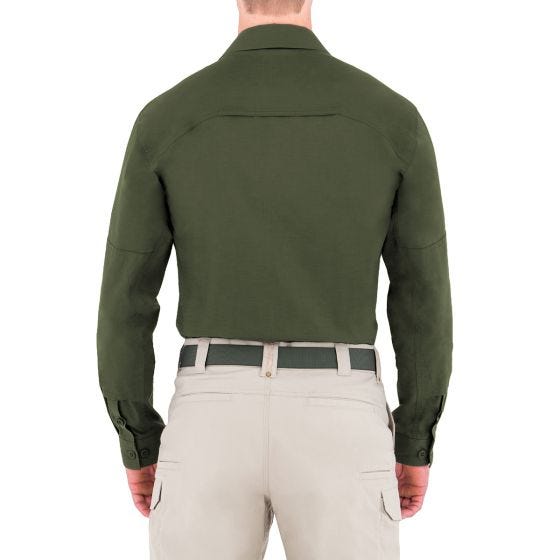 Camiseta de manga larga para hombre BDU First Tactical Tactix en OD Green