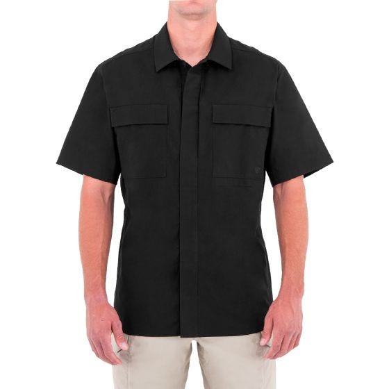 Camiseta de manga corta para hombre BDU First Tactical Tactix en negro