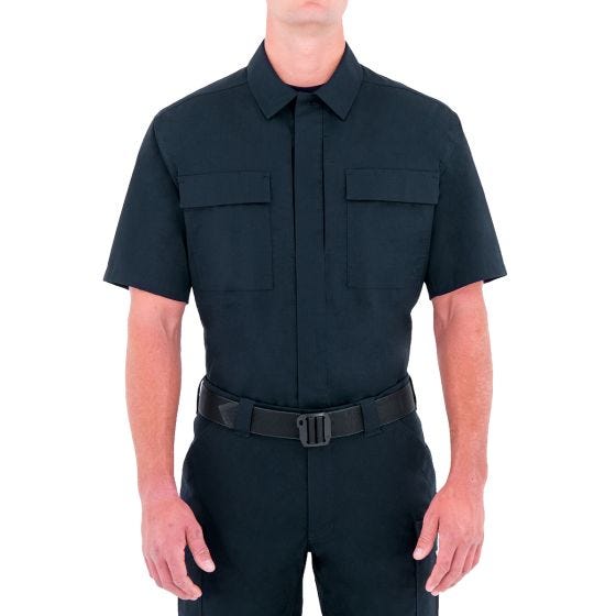 Camiseta de manga corta para hombre BDU First Tactical Tactix en Midnight Navy