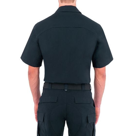 Camiseta de manga corta para hombre BDU First Tactical Tactix en Midnight Navy