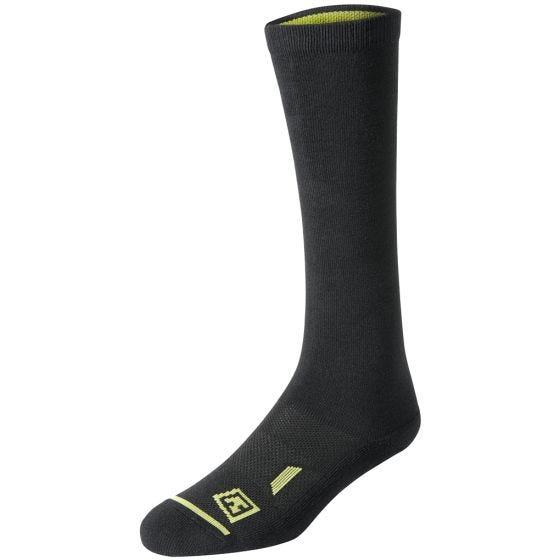 3 pares de calcetines de algodón First Tactical Duty de 9" en negro
