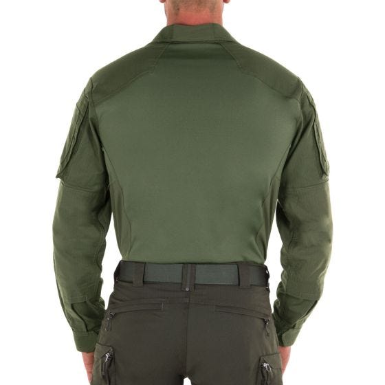 Camiseta para hombre First Tactical Defender en OD Green