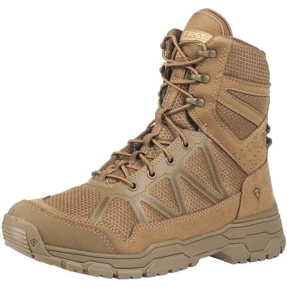 Botas First Tactical Operator de 17,8 cm de caña en Coyote