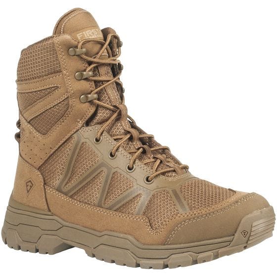 Botas First Tactical Operator de 17,8 cm de caña en Coyote