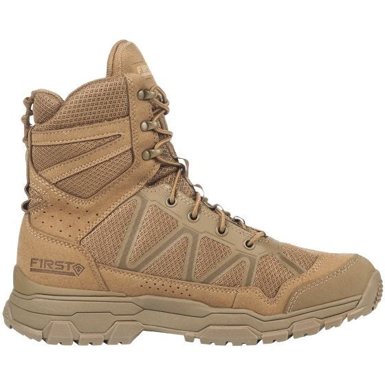 Botas First Tactical Operator de 17,8 cm de caña en Coyote