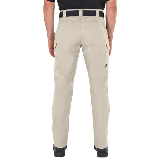 Pantalones tácticos para hombre First Tactical Velocity en caqui