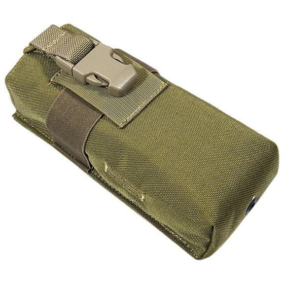 Funda para radio Flyye PRC 148 MBITR con sistema MOLLE en caqui