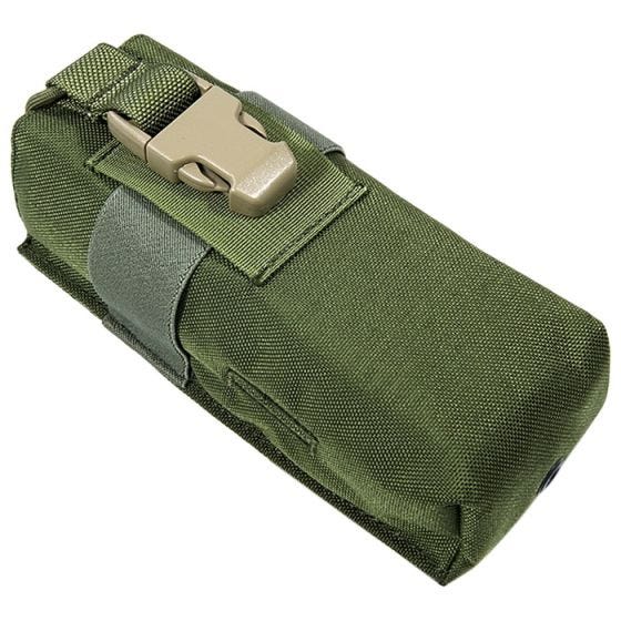 Funda para radio Flyye PRC 148 MBITR con sistema MOLLE en Olive Drab