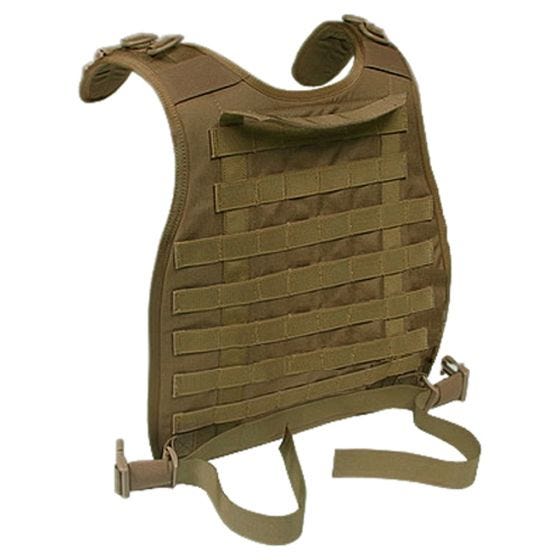Chaleco portaplacas Flyye RRV con sistema MOLLE en Coyote Brown