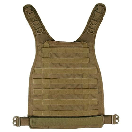 Chaleco portaplacas Flyye RRV con sistema MOLLE en Coyote Brown