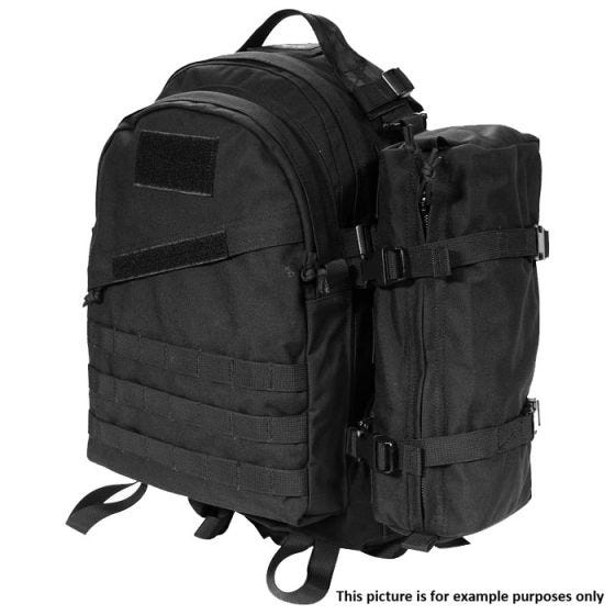 Bolsa adicional para fijar a la mochila Flyye AIII con sistema MOLLE en Ranger Green