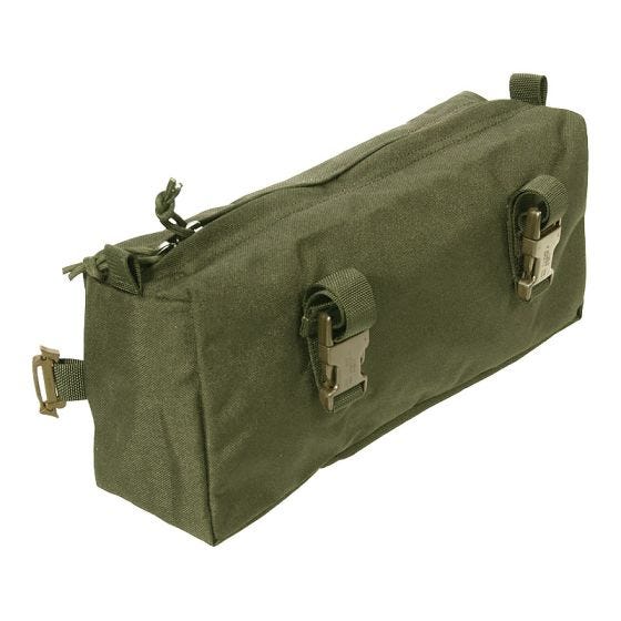 Bolsa adicional para fijar a la mochila Flyye AIII con sistema MOLLE en Ranger Green