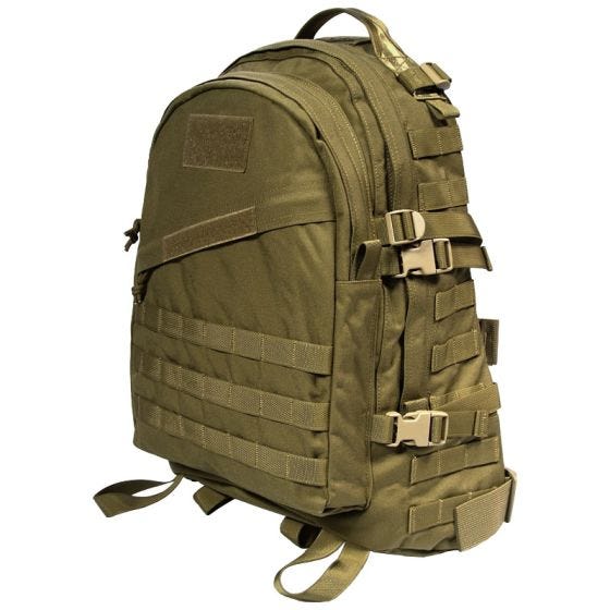 Mochila Flyye AIII con sistema MOLLE en marrón