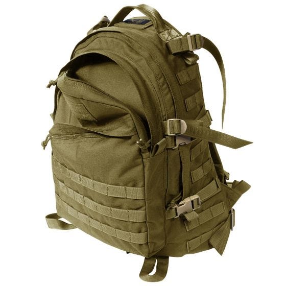 Mochila Flyye AIII con sistema MOLLE en marrón