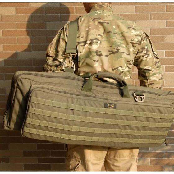 Funda para fusil Flyye Deformation con sistema MOLLE en negro