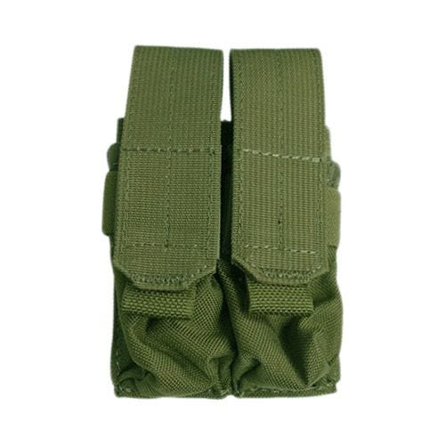 Portacargador doble de cartuchos de 9 mm Flyye Ver. FE con sistema MOLLE en Olive Drab