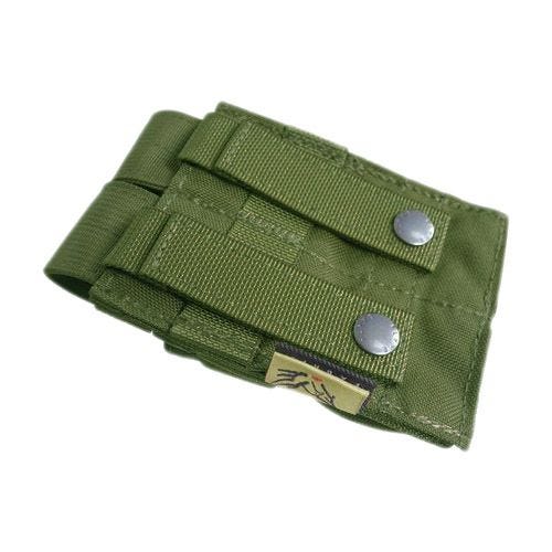 Portacargador doble de cartuchos de 9 mm Flyye Ver. FE con sistema MOLLE en Olive Drab