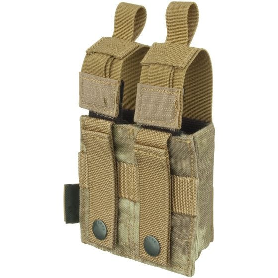 Portacargador doble de cartuchos Flyye 9mm Pistol Ver. HP con sistema MOLLE en A-TACS AU