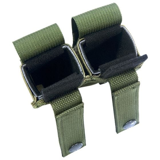 Portacargador doble de cartuchos Flyye 9mm Pistol Ver. HP con sistema MOLLE en A-TACS FG