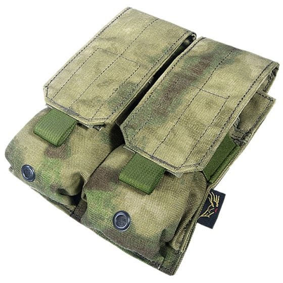Portacargador doble Flyye M4/M16 con sistema MOLLE en A-TACS FG