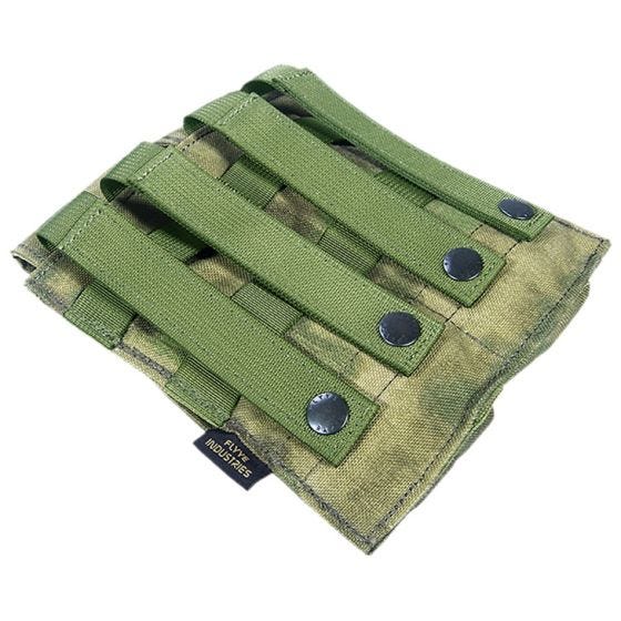 Portacargador doble Flyye M4/M16 con sistema MOLLE en A-TACS FG