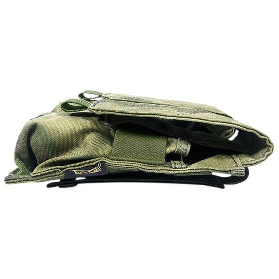 Portacargador doble Flyye M4/M16 con sistema MOLLE en A-TACS FG